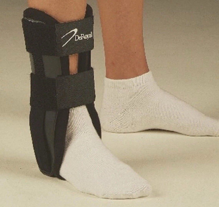 DeRoyal Foam Ankle Brace Adjustable Stirrup Style 10″ High AB2340-06 (1 Brace)