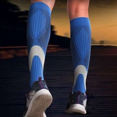3 pair Athletic Compression Socks, Support for Running, Cycling, and Sports