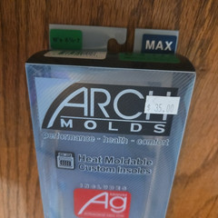 Custom Orthotic Insoles Archmolds Maximum Women’s 6.5-7 (C) Heat-Moldable NOS