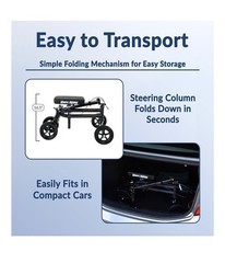 KneeRover Economy Steerable Knee Scooter Knee Walker for Adults Foot Surgery