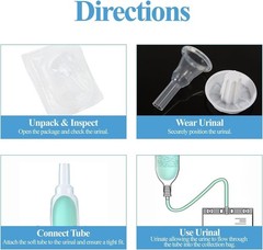 30 Pack Disposable Male External Catheters – Soft Silicone Comfort & Leak-Res…