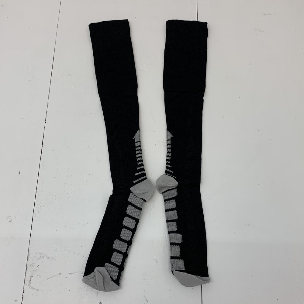 Unisex High black Socks XL/L