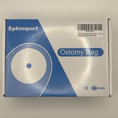 Ephimport 2 Piece Ostomy Supplies 10 Bags 5 Barriers Max Cut 50 mm Exp 03/27