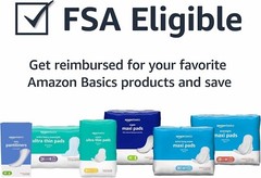 Amazon Basics Extra Long Pantiliner Pads, Unscented, 68 Ct (Prev Solimo)