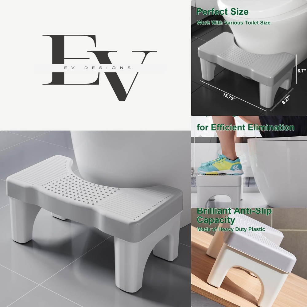 Lightweight Squatting Toilet Stool for Enhanced Comfort – Thoughtful Gift Idea