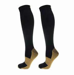 10 Pairs Copper Compression Socks 20-30mmHg Graduated Support Mens Womens S-XXL