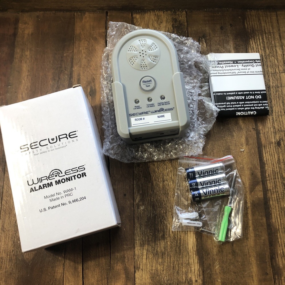 Secure Safety Solutions Wireless Fall Alarm Monitor WAM-1 Senior Fall Bed Alarm