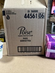 Poise Fresh Protection Pads, #5 Maximum Long NEW – FREE SHIPPING