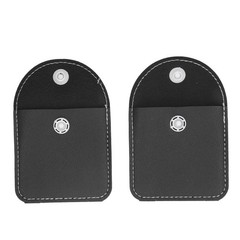 § Black 2pcs Hearing Amplifier Storage Pouch Protective Dust Proof Hearing