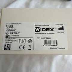 Widex TV Play – Wireless TV Streaming for Widex Evoke (2.4GHz) & Widex Moment