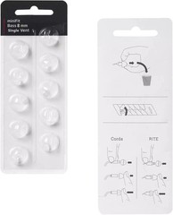 Hearing Aid Domes for Oticon Minifit Single Vent Bass Domes: 2 Packs (8Mm), Univ