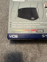 Neo G Back Brace With Power Straps, Universal Sizing Fits Up To 52″ Waist (NEW)