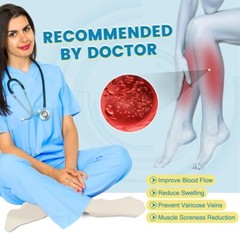 Copper Compression Socks Men Women Circulation 3 Pairs Best Support for Varices-