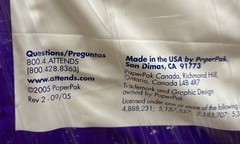 Attends Shaped Pads 6 SP0600 Moderate Absorbency Lot 3 Packs Discontinued Sealed