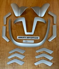 Permobil 16” wide Backrest Kit & 16” wide x 22”-24” foam back pad w/Stretch-Air.