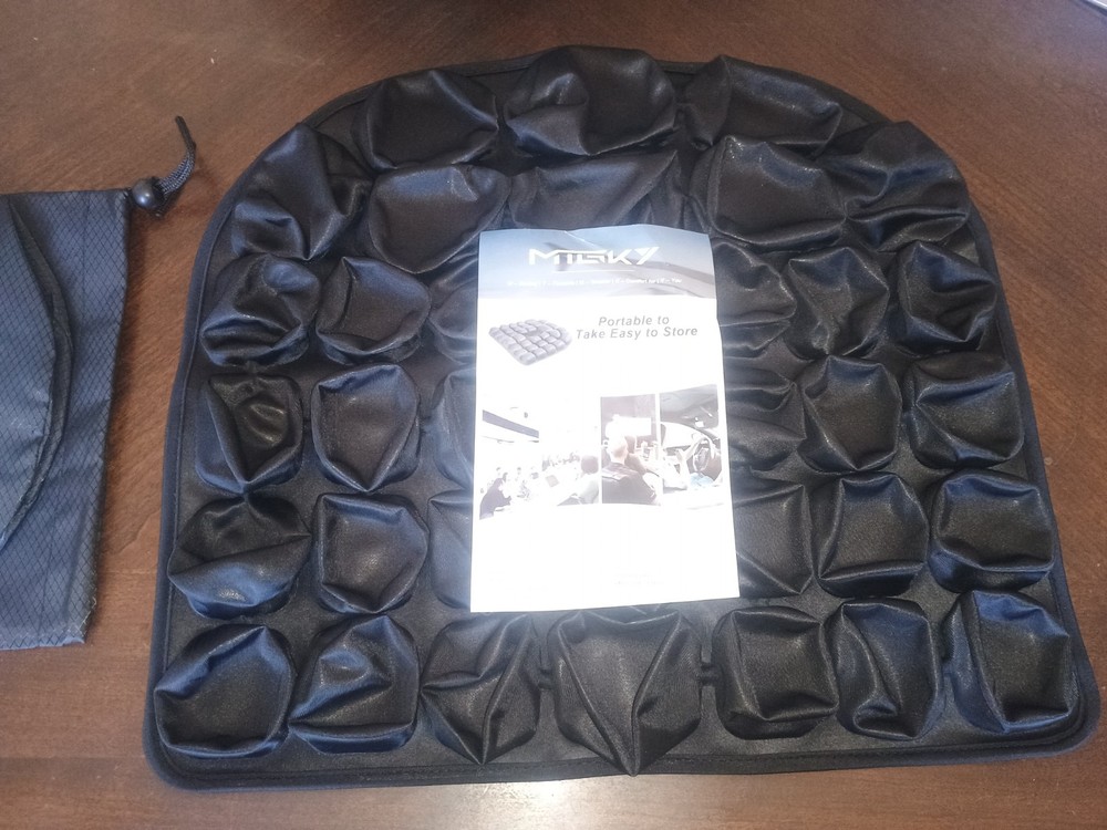 Travel Cushion ,MTGKY Sondor ,Portable & Adjustable one for all, Round+black