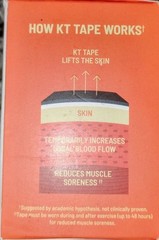 New KT Tape Cotton Strips 2″ x 10″ Breathable 20 Count Unopened