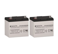 Jazzy 600 XL Battery Replacement Kit – 2 Pack 22NF 12V 55AH