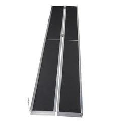 10FT Aluminum Multi-Folding Wheelchair Ramp Briefcase Style Portable Heavy Duty