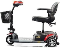 Golden Technologies – Buzzaround XL – Travel Scooter – 3-Wheel – Red