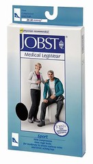 Jobst Sport Knee High Support Socks 20-30 mmHg Compression Firm Mens Womens Run