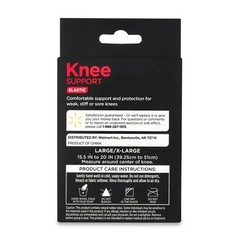 (3 pack) Equate Knee Compression Support Brace, Unisex Large / Extra Large