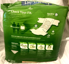 Briefs/Diaper w/Tabs, Medline FitRight OptiFit Medium Men/Women, 32-44″, 20 Pak
