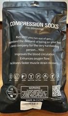 3 Pairs Breathable Compression Socks (Pink, Blue,Grey) 15-20mmHg