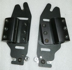 SET OF 2 Future Mobility WHEELCHAIR BACK SUPPORT BRACKET GOOD AS PICTURE