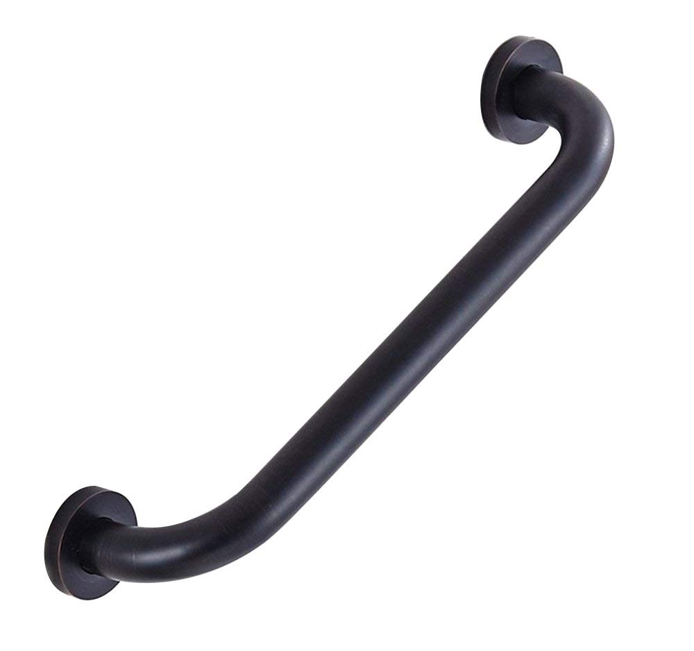 Oil Rubbed Bronze Bathroom Shower Grab Bar, Home Care Bath Handrail (12 Inch)