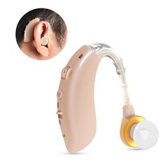 Hearing Amplifier, Single Ear LR44H Battery Powered BTE Device for Seniors