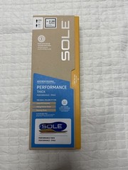 SOLE Performance Thick Insoles Heat Moldable Size 9 Men 11 Women New in Box
