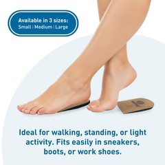 BodyMed Adjustable Heel Lift for Men and Woman (2-Pack) – Non-Slip Orthopedic