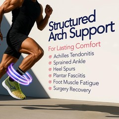 Dr. Arthritis Ankle Brace, Lightweight Foot Sleeve for X-Large, Black