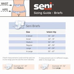Seni Super Plus Severe Absorbency Incontinence Brief, Medium (CS/75)