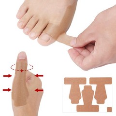30pcs Thumb Support Tape, Self Adhesive Kinesiology Skin Color