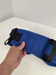 Elderly Transfer Belt 3.75” Wide 34” to 39”Waist Adjustable Blue