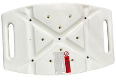 Replacement Shower Stool Seat Only – White – Rectangular
