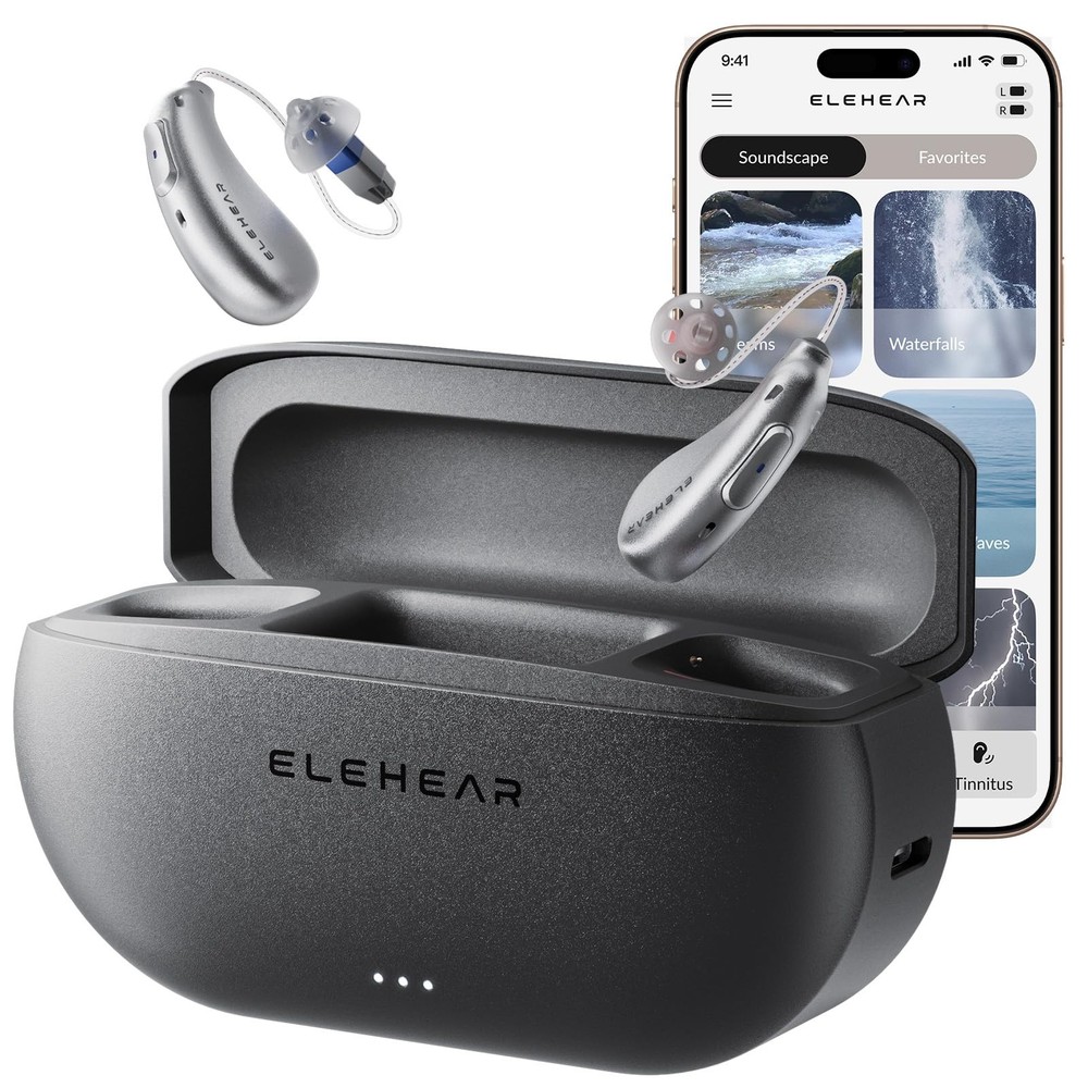 ELEHEARBeyond Hearing Aids, OTC Rechargeable Bluetooth Hearing aids for Senio…