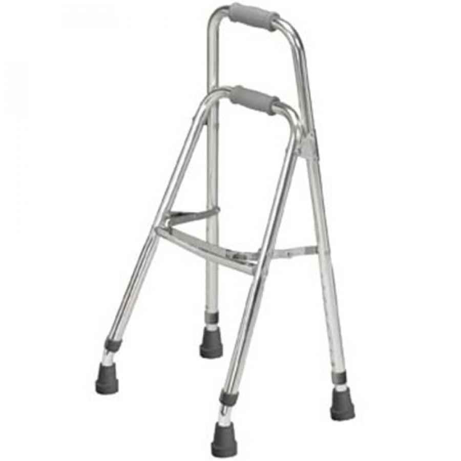 Drive Hemi Side Step Folding Walker 300 Lb Weight Cap. 29.5-37″ Height, 10240-1
