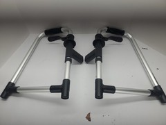 Folding Walker with 2 Skis and 5″ Wheels, Lightweight Walker for Seniors. 350 lb