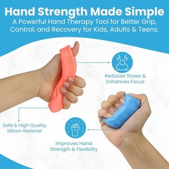 Tailored Therapy Putty for Kids & Adults – 6 Color-Coded Putty Set for Rehab