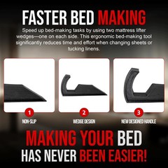 The Original USA Made Mattress Lifter, Bed Maker Tool to Helps Lift and Hold …