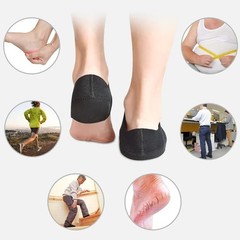 Plantar Fasciitis Heel Spur Foot Support With U-Shaped Silicone Gel Heels Cups