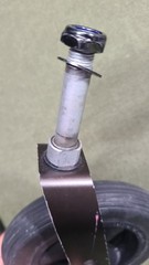 Caster Wheel & Forks Assy for Ki Mobility Focus CR Tilt in Space Wheelchair Used