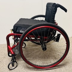 Quickie Nitrum Ultralight Manual Wheelchair Rigid Red Frame 300 lb