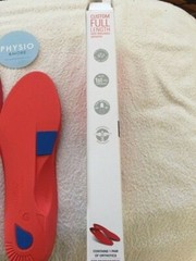 VASYLI CUSTOM Full length red HIGH DENSITY ORTHOTICS INSOLE ARCH SUPPORT