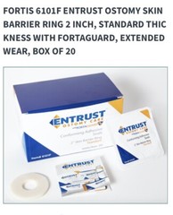 ENTRUST CONFORMING BARRIER RINGS #6101 X16 BOXES + 15 IND. RINGS(95 RINGS TOTAL)