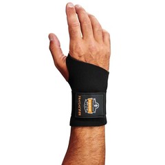 4 Pc Ergodyne 670 Medium Black Ambidextrous Single Strap Wrist Support NEW