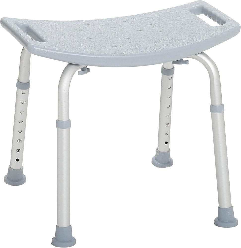 Drive Medical Bathroom Safety Shower Tub Bench Chair Grey 300lbs Limit